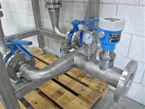 Filterset met 2x DN100 haakse buisfilter