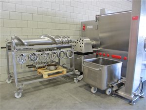 Laska WWB 200 brekerwolfmachine voor bevroren vlees