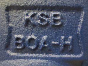KSB BOA-H afsluiter met balg DN 80 PN 16 - ongebruikt