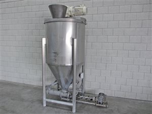 Visco Vijzel VV1000 buffer met voordrukschroef voor verdringerpomp