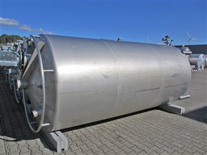 Rvs tank 8000 liter met roerwerk